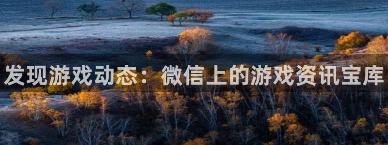 长征娱乐开户测速：发现游戏动态：微信上的游戏资讯宝库