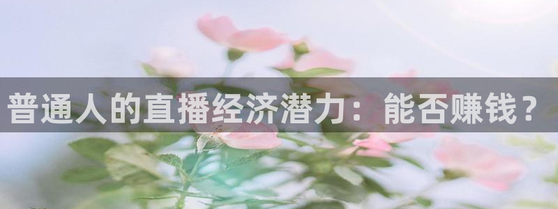 919体育直播安卓版：普通人的直播经济潜力：能否赚钱？