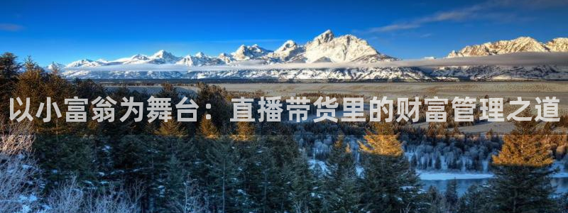 919体育专业直播平台：以小富翁为舞台：直播带货里的财富管理之道